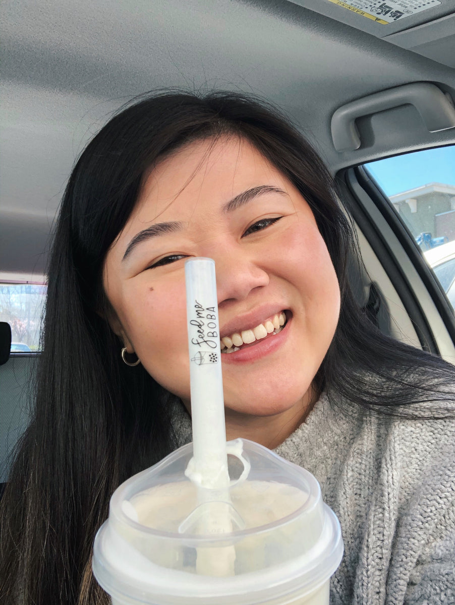 Reusable Boba Glass & Straw – Byrd's Filling Station